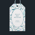 Botanischer Stern von David Bar Bat Mitzvah Geschenkanhänger<br><div class="desc">Perfekte Geschenkmarke für Gastgeschenke bei einer Fledermausmitzvah, Bar mitzvah oder anderen jüdischen Feiern! Handgemachte Aquarellkunst für Sie auf der Vorder- und Rückseite! Vollständig anpassbar! Klicken Sie auf "Personalisieren" oben, um den Text zu bearbeiten. Klicken Sie auf "Bearbeiten mit dem Design-Tool", um die Schriftart, Farben und Platzierungen anzupassen und das Design...</div>