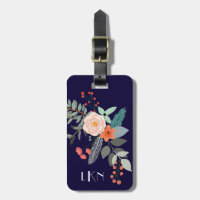 Botanischer Tag für Monogramm