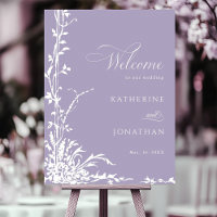 Botanischer Torbogen Garten Lavendel Hochzeit Will