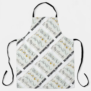 Botanischer Ventilator in den Arten von Buds Schürze