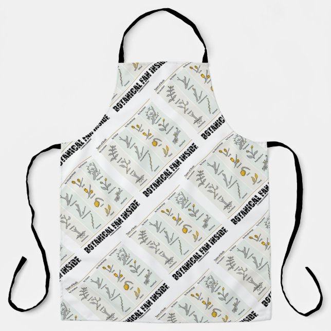 Botanischer Ventilator in den Arten von Buds Schürze (Vorderseite)