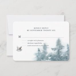 Botanischer Wald RSVP Karte