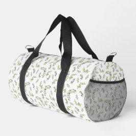 Botanischer Wasserfarben Salbei Grün Oliven Muster Duffle Bag