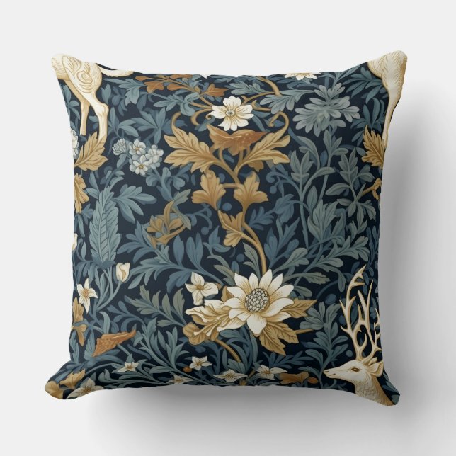 Botanischer Wintergarten Morris Kissen (Vorderseite)