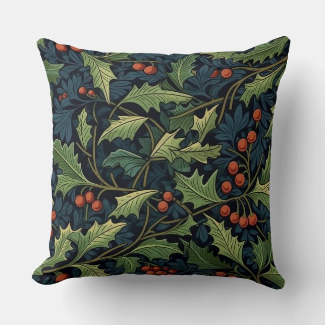 Botanischer Wintergarten Morris Kissen (Vorderseite)