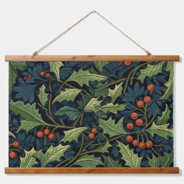 Botanischer Wintergarten Morris Wandteppich Mit Holzrahmen