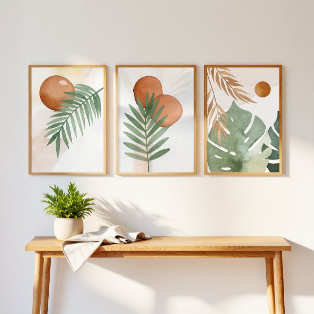 Botanisches Abstraktes Set - Minimal Wall Art (Von Creator hochgeladen)