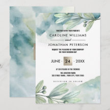 Botanisches Aquarell-kundenspezifische
