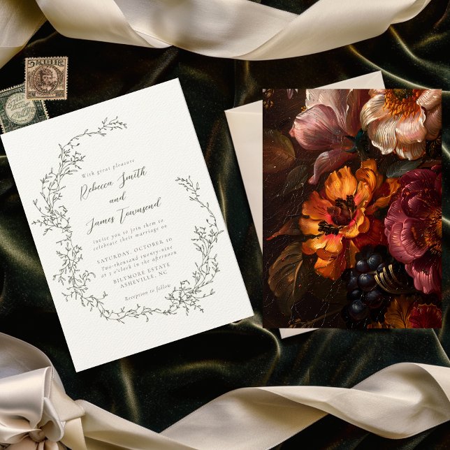 Botanisches Bad Malerei Einladung (Von Creator hochgeladen)