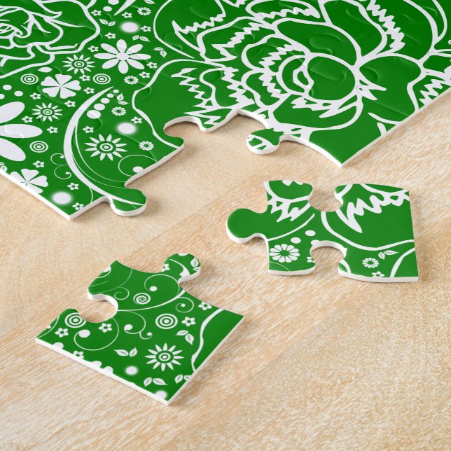 Botanisches Beauties Green (Seite)