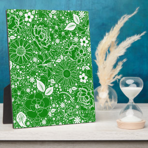 Botanisches Beauties Green Fotoplatte