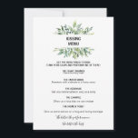 Botanisches Blattkissingmenü für moderne Grünpflan<br><div class="desc">Dieses moderne,  botanische Menü mit Laubblättern ist perfekt für eine tropische Hochzeitsfeier. Dieses handbemalte Aquarelldesign zeichnet sich durch ein schönes grünes Blattwerk aus,  das in einzigartigen Rahmen gepflegt ist.</div>