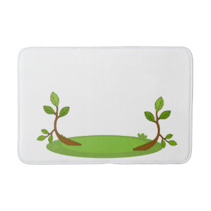 "Botanisches Bliss-Bathmat - Grün-Design" Badematte