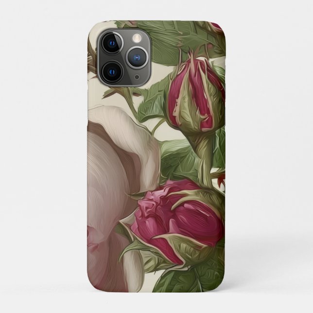 Botanisches Blumendesign Case-Mate iPhone Hülle (Rückseite)