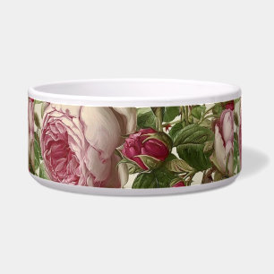 Botanisches Blumendesign Napf