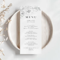 Botanisches Blumenmenü