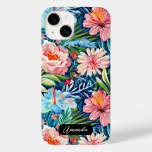 Botanisches Blumenmuster Sommerblumen
