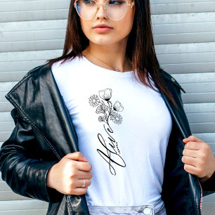Botanisches Blütenleben Weiße Frauen T-Shirt