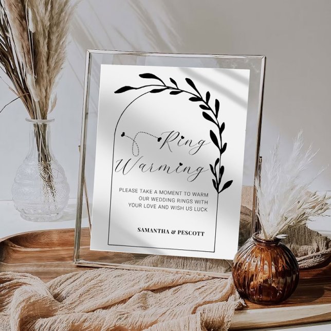 Botanisches Bogenrennen Erwärmung Hochzeitssymbol Poster (Von Creator hochgeladen)