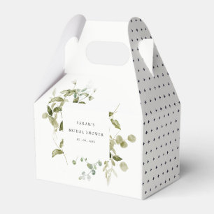 Botanisches Brautparty aus Blättern Geschenkschachtel