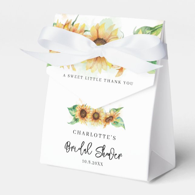 Botanisches Brautparty der Blumenblume Geschenkschachtel (Vorderseite)