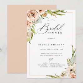 Botanisches Brautparty Einladung