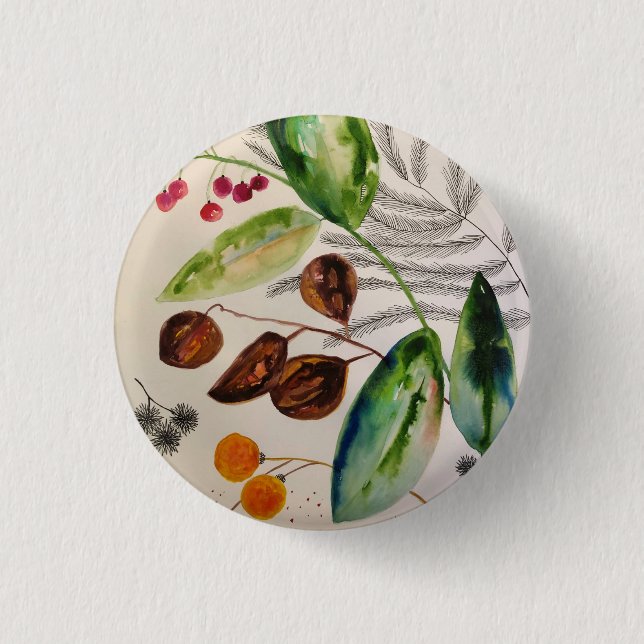 botanisches Button (Vorderseite)