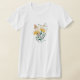 Botanisches Costa Rica Souvenir der Frau T-Shirt (Laydown)
