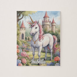 Botanisches Einhorn Personalisiertes Girl