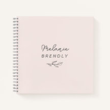 Botanisches Elegant Modernes Minimalistisches rosa