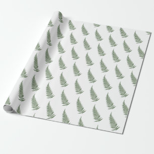 Botanisches Federblatt - Mix und passende Farbe Geschenkpapier