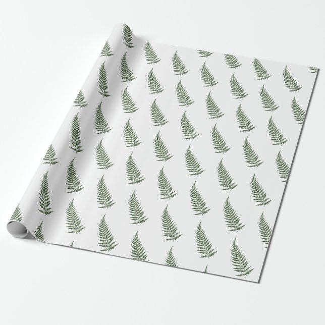 Botanisches Federblatt - Mix und passende Farbe Geschenkpapier (Ungerollt)