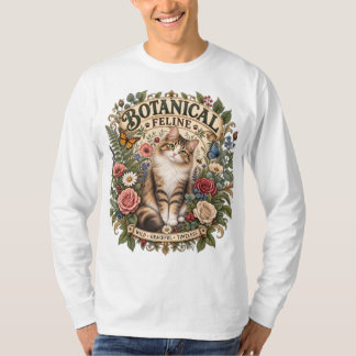 Botanisches Feline T-Shirt |