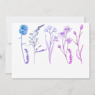 Botanisches Flair für Hochzeiten, Duschen und Vera Einladung