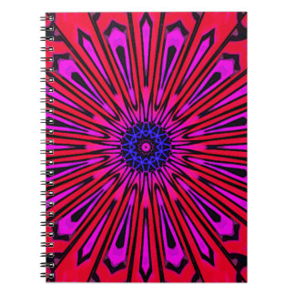 Botanisches florales Mandala  Notizblock