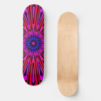 Botanisches florales Mandala  Skateboard