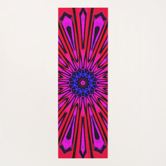 Botanisches florales Mandala  Yogamatte