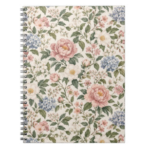 Botanisches Florales Notizbuch Notizblock