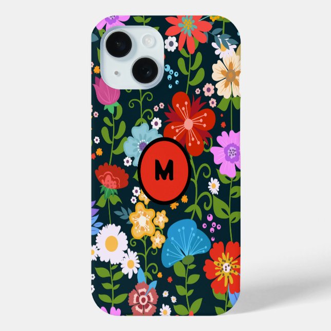 Botanisches Floralwasser Case-Mate iPhone Hülle (Rückseite)
