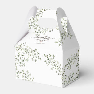 Botanisches Foliage-Brautparty Geschenkschachtel