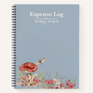 Botanisches Forest Office SpiralNotebook Notizbuch