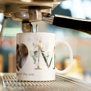 Botanisches Foto der ersten Muttersprache Kaffeetasse