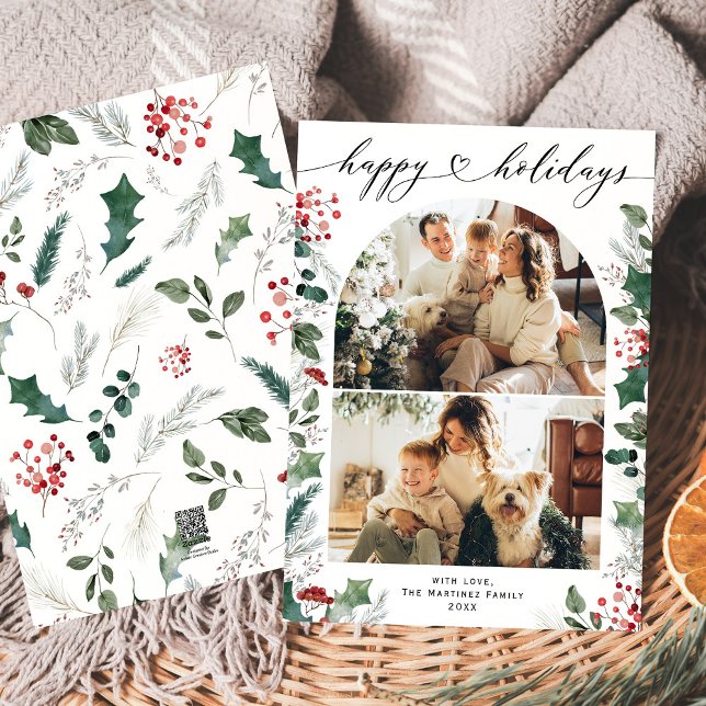 Botanisches Foto für einfaches Herz Feiertagskarte (Von Creator hochgeladen)