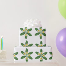 Botanisches Frangipani-Stickereidesign