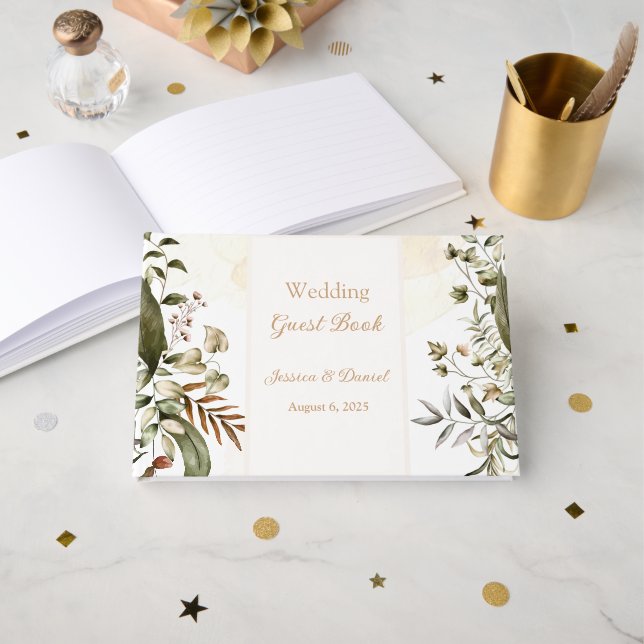 Botanisches Gästebuch (Vorderseite Offen)