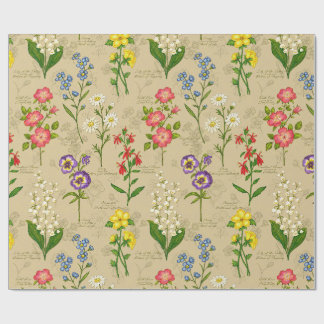 Botanisches Geschenkpapier