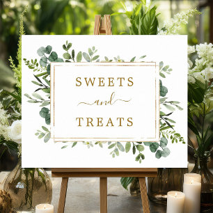 Botanisches Gold Green Süßigkeiten & Leckereien De Poster