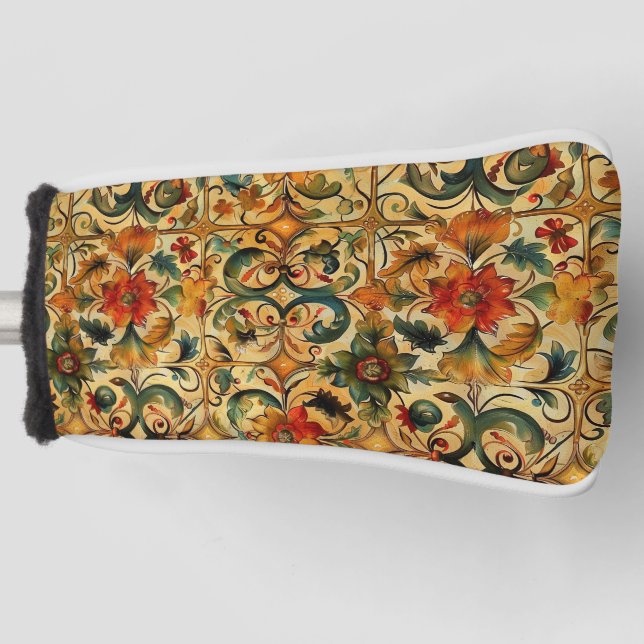 Botanisches Goldenes Zeitalter Golf Headcover (Vorderseite)