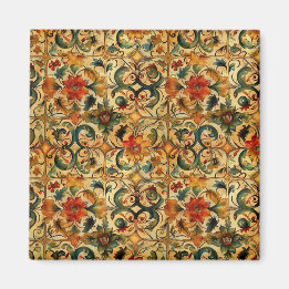 Botanisches Goldenes Zeitalter Magnet