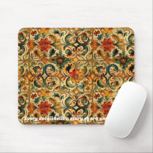 Botanisches Goldenes Zeitalter Mousepad